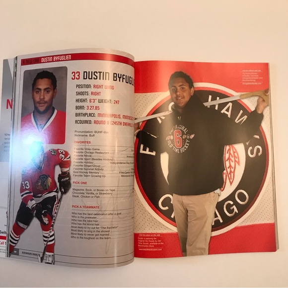 Chicago Blackhawks Official Game Program Magazine Sharp Shooter 2008 2009 - Picture 16 of 16